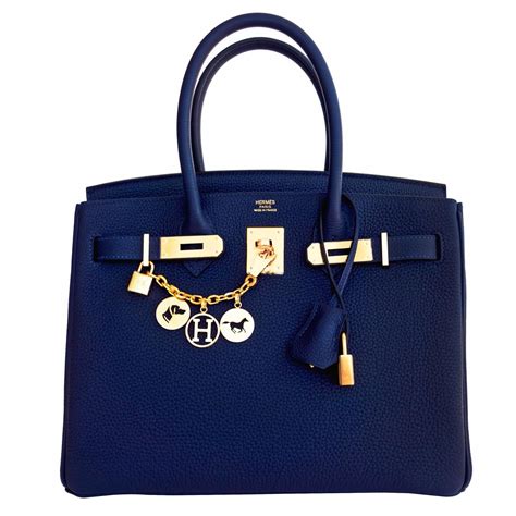 Hermes blue purse